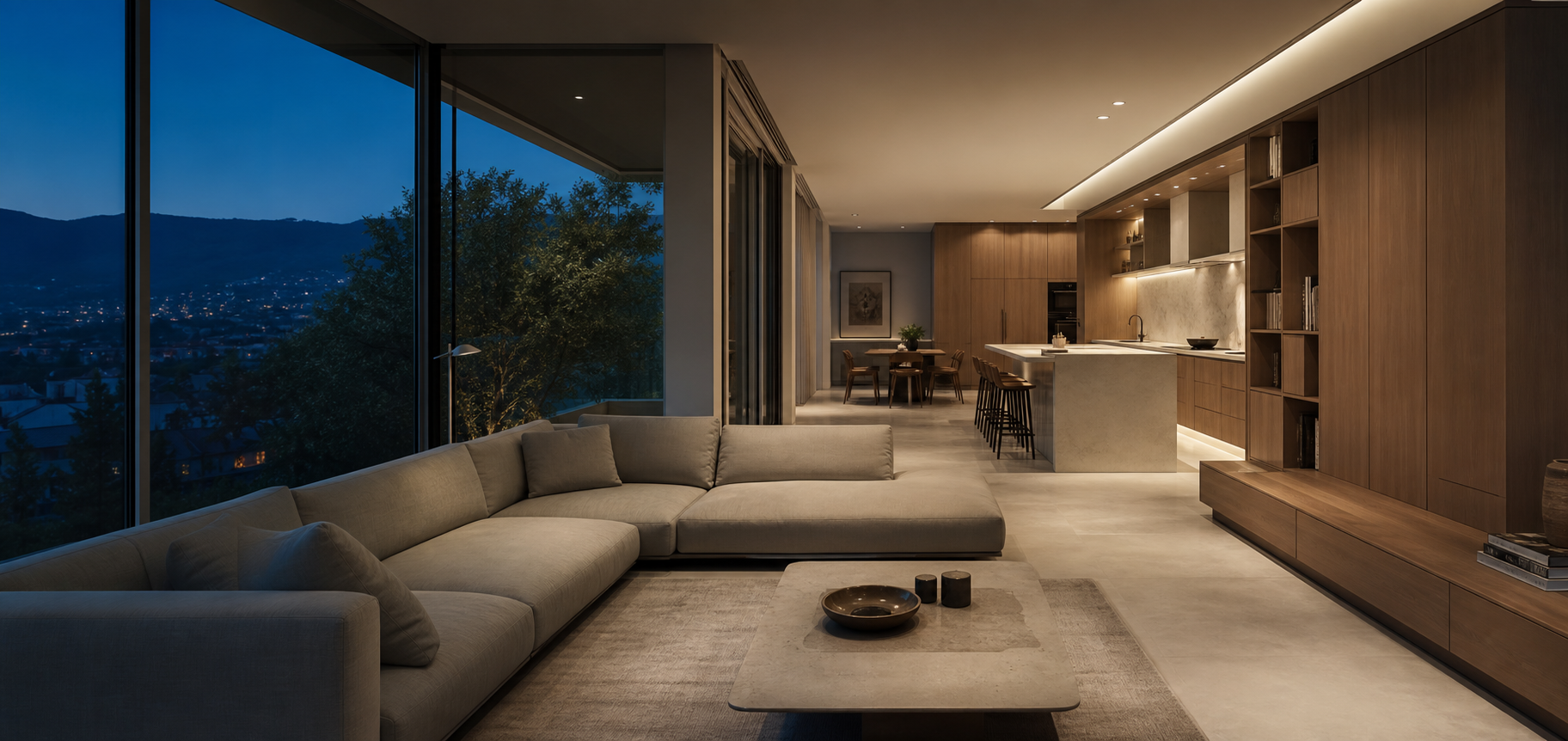 Bademli Villa Yaşam Alanı — Konsept